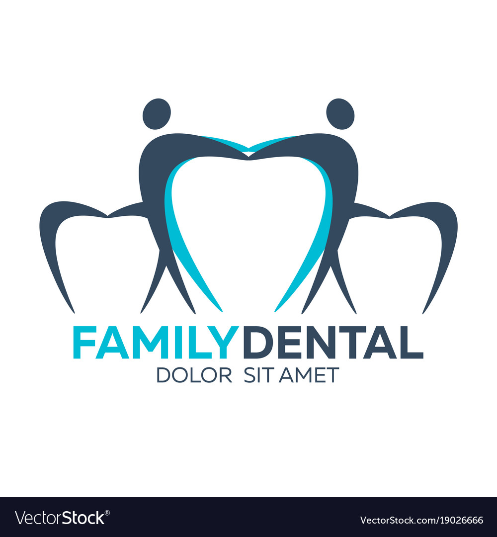 Family dental logo clinic dentist