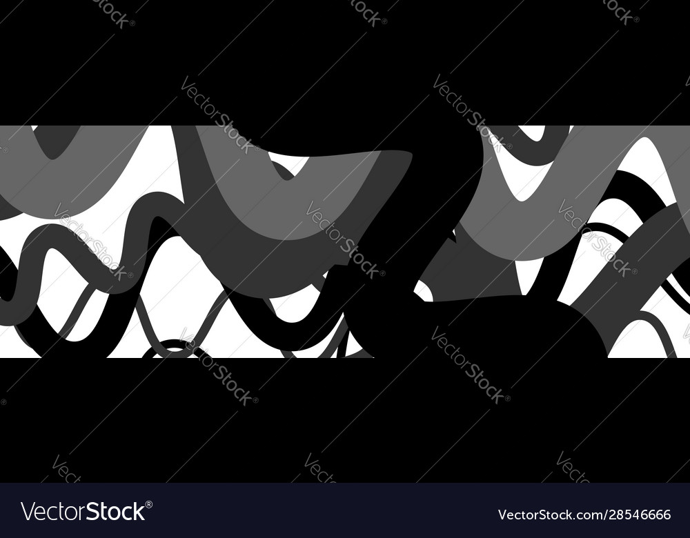 Random wavy zig-zag lines abstract art texture vector image Random wavy zig-zag lines abstract art texture