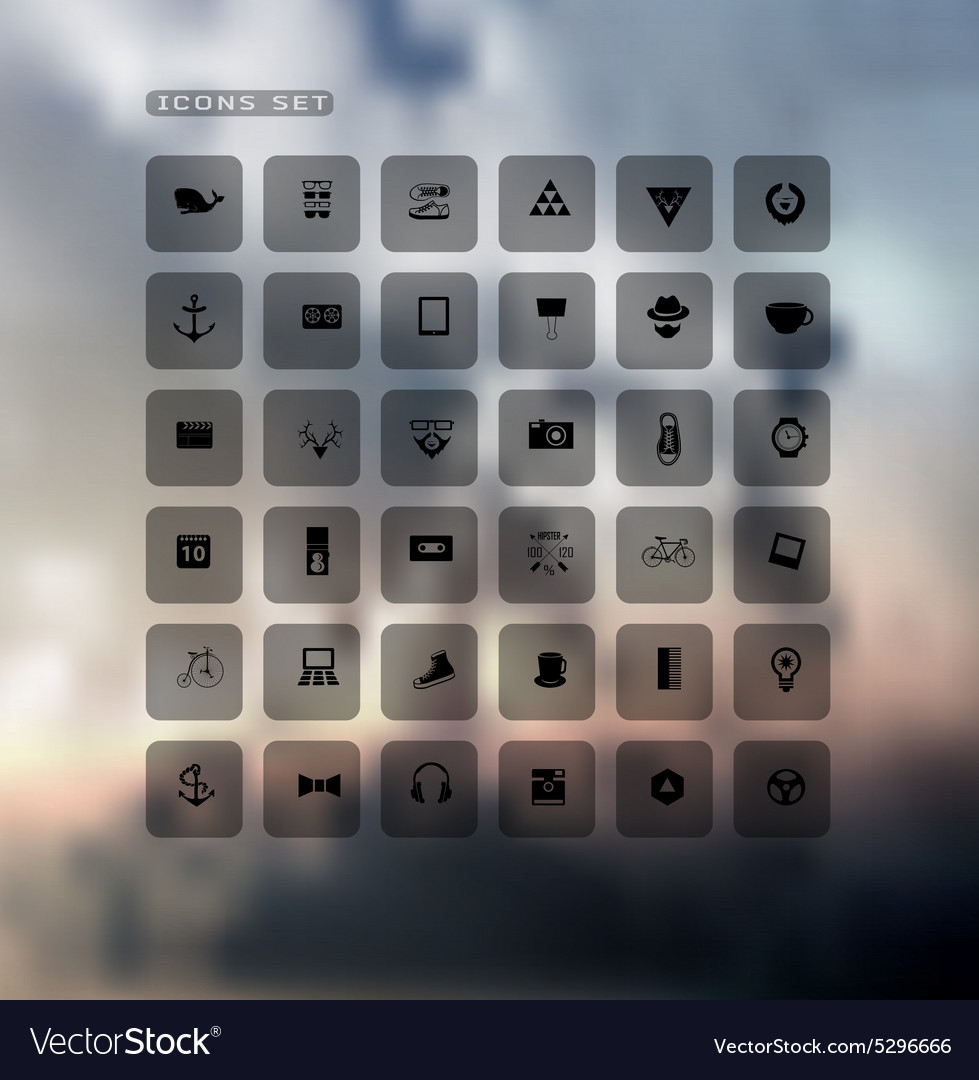 Set of web icons