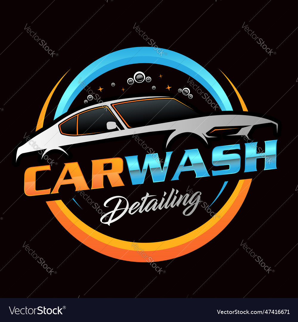 automobile-detailing-and-car-wash-logo-design-vector-image