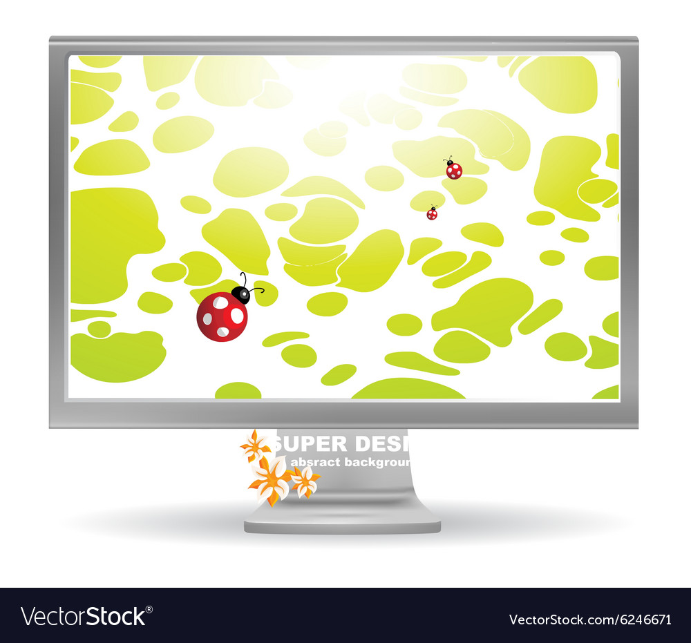 Bright abstract computer screen saver