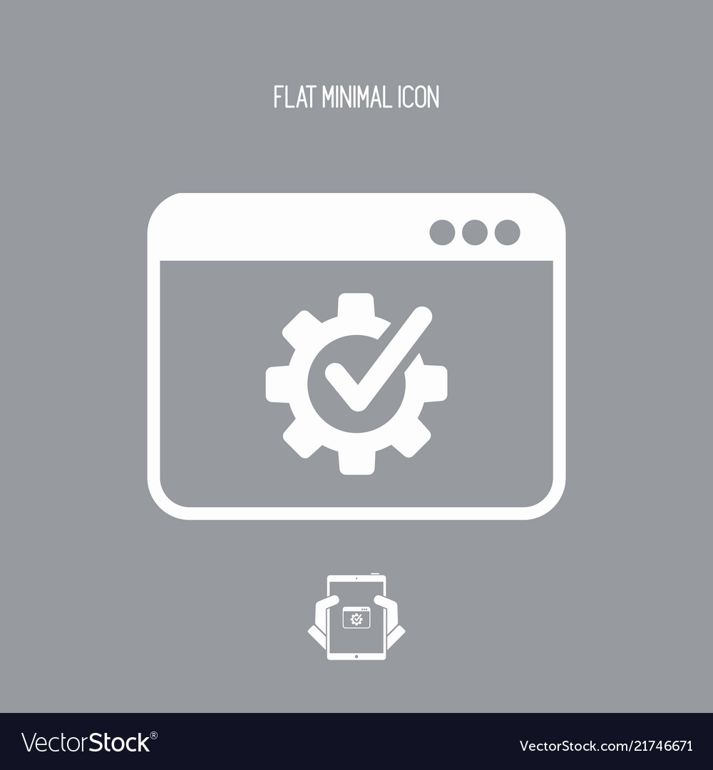 Checking computer performance icon