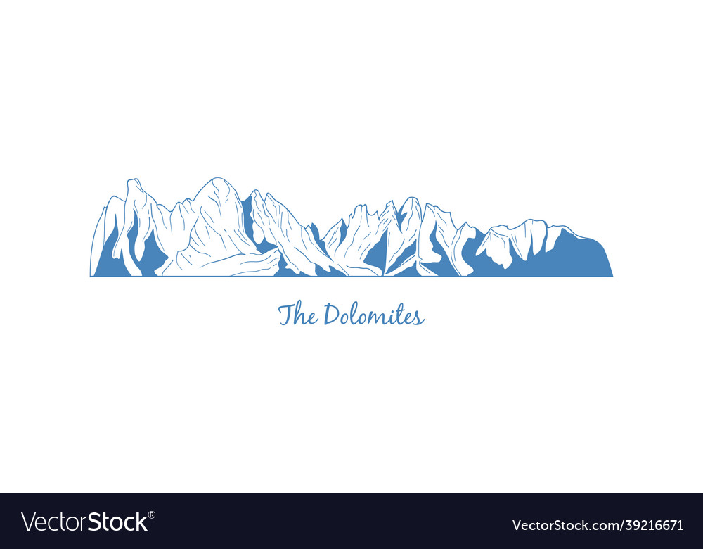 Dolomite mountains popular peaks for climbing