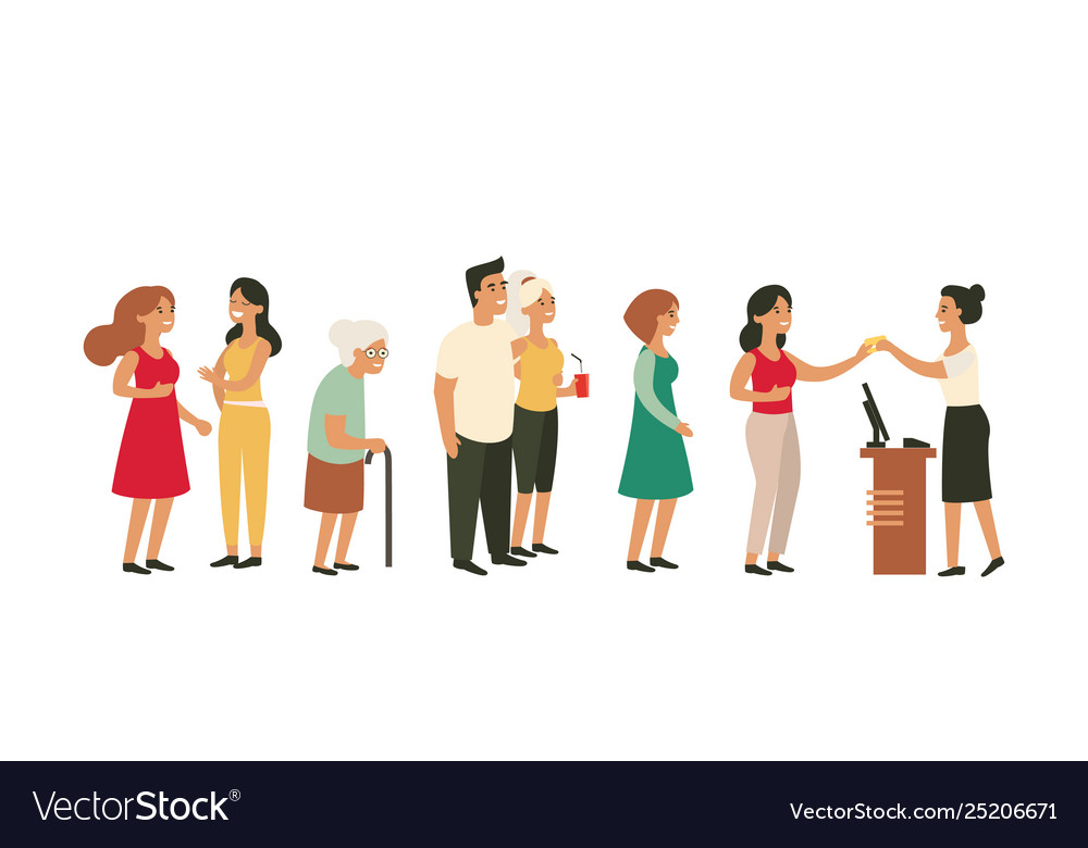 Long queue that. Long queue vector. длинная очередь. очередь со спины.