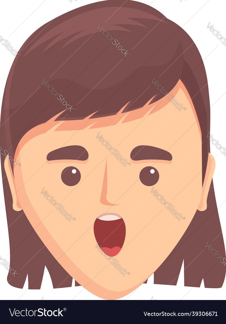 Sound speech icon cartoon mouth character Vector Image