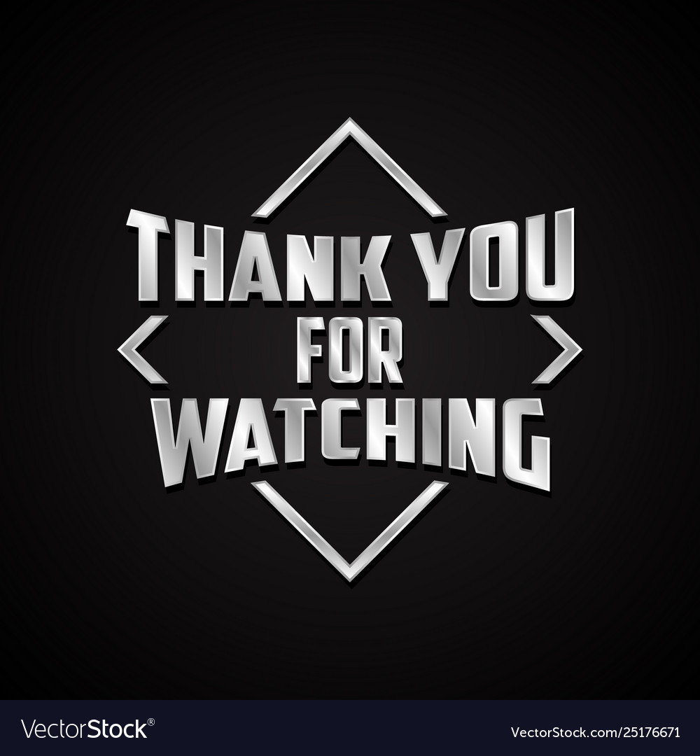 Thanks for Watching YouTube Video Logo