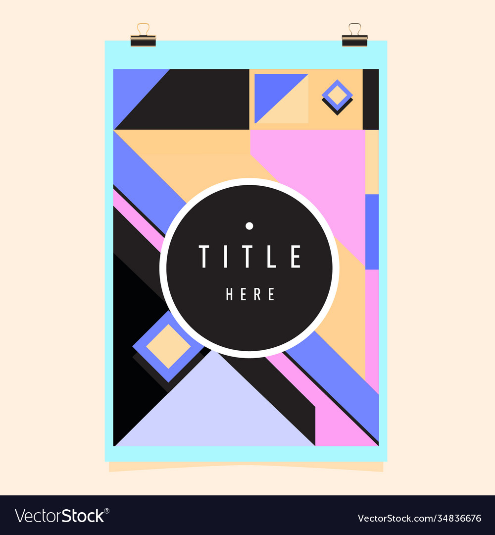 Abstract colorful geometric pattern background