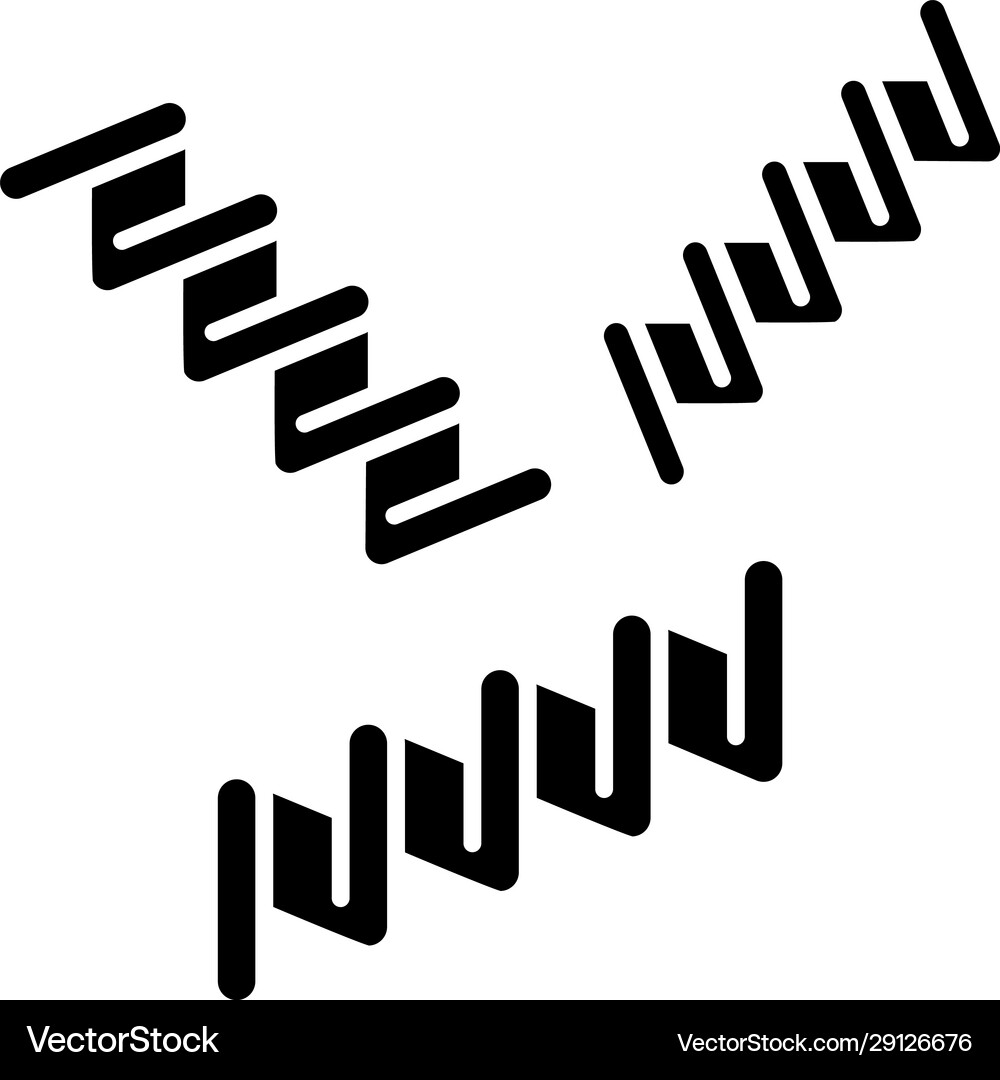 Fusilli glyph icon Royalty Free Vector Image - VectorStock