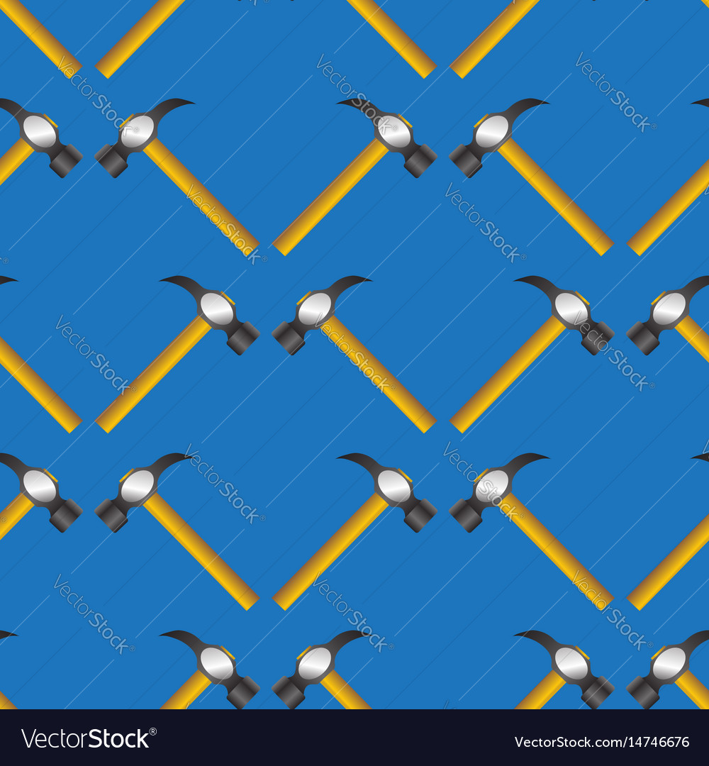 Hammer seamless random pattern