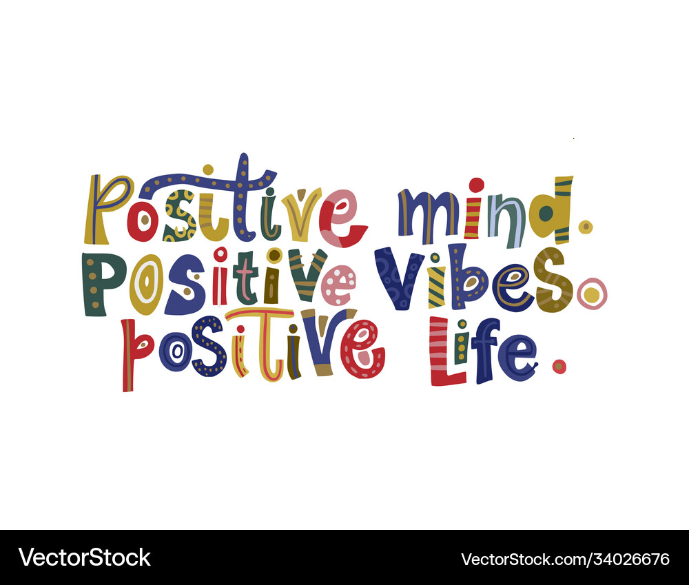 Hand drawn lettering quote Royalty Free Vector Image