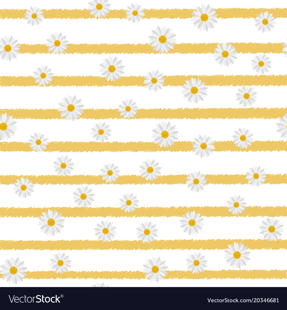 Chamomile Stripe Pattern