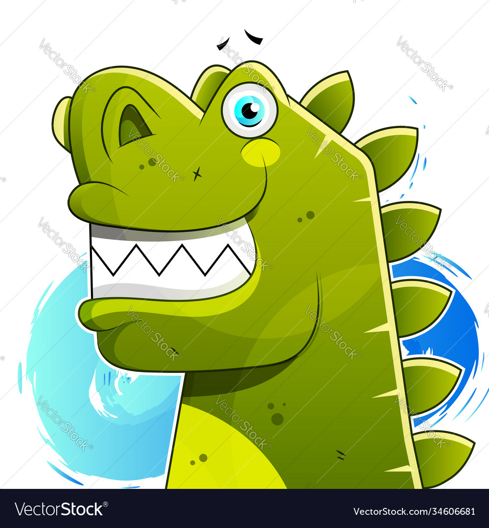 Cheerful Dinosaur Greeting