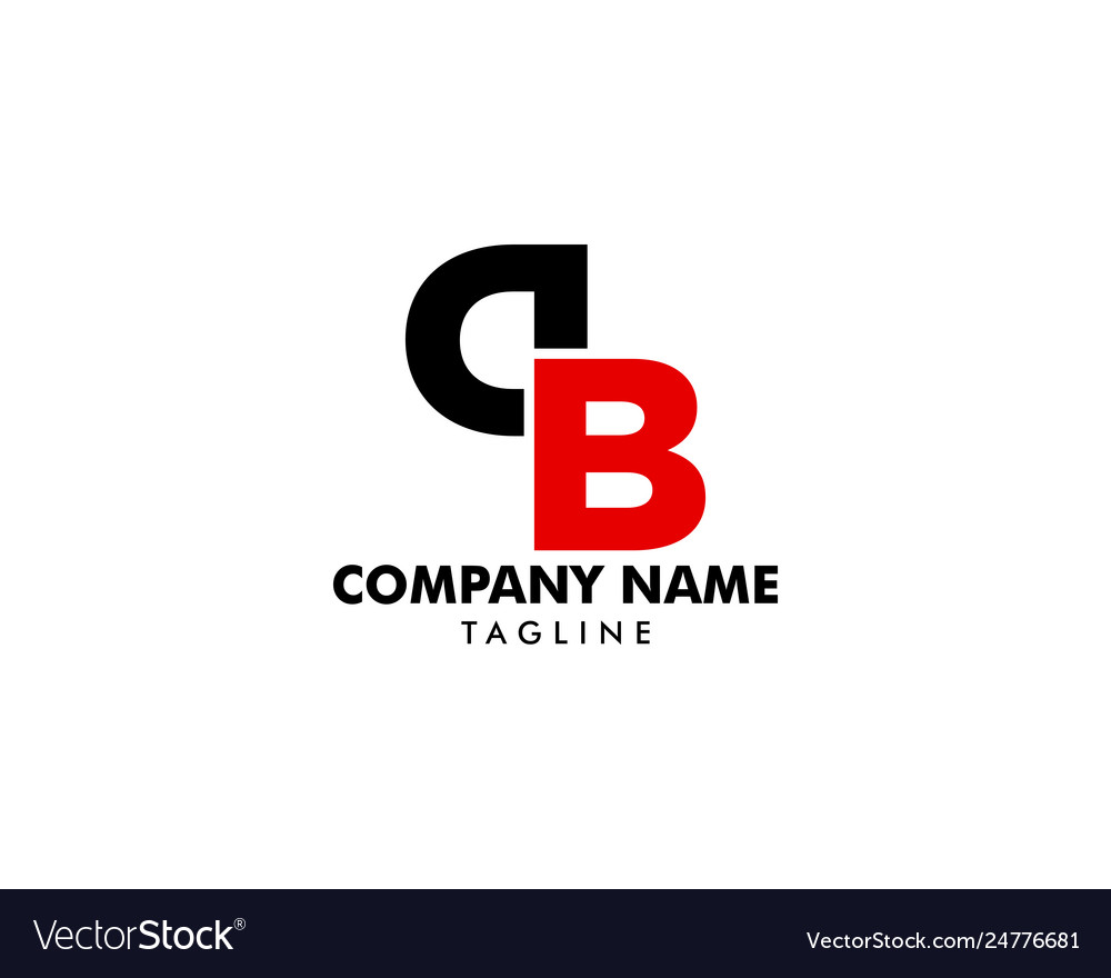 Initial letter db logo template design Royalty Free Vector