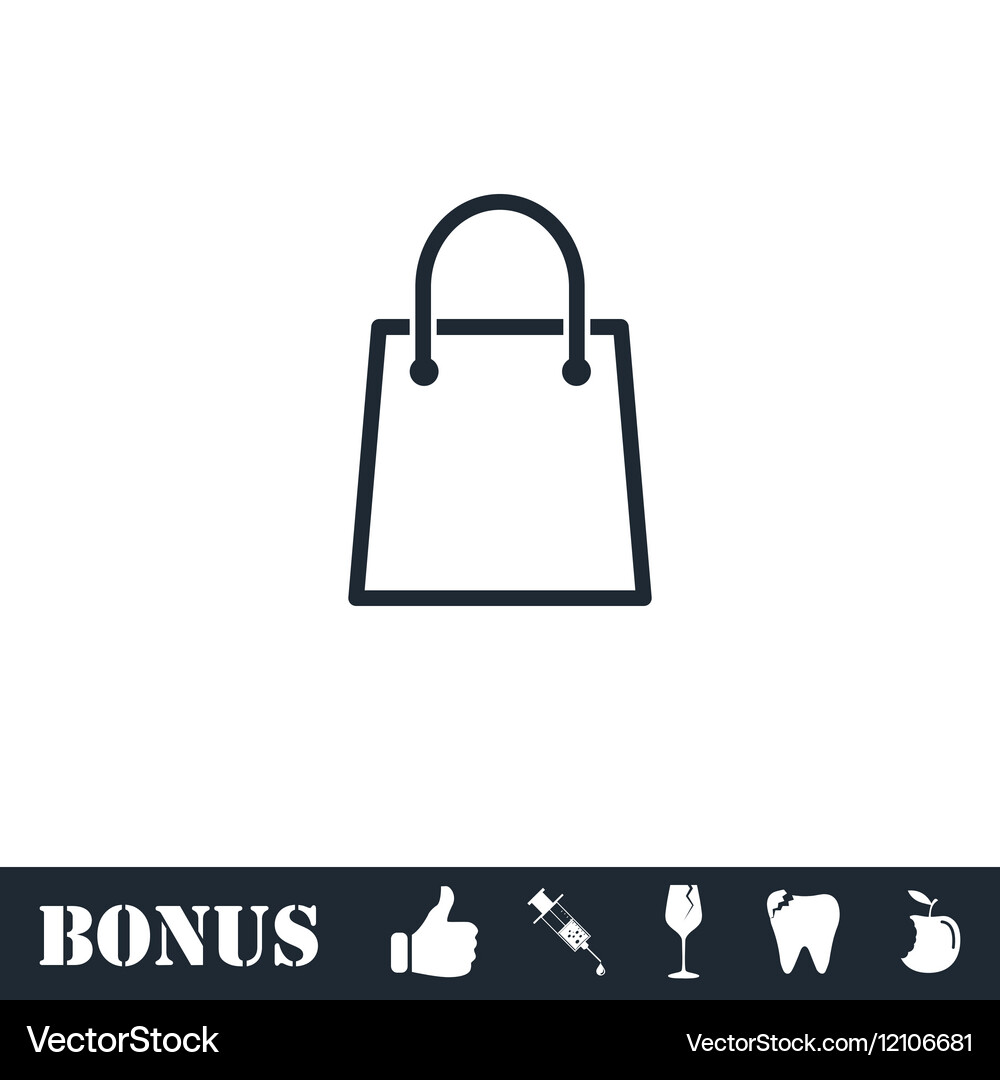 Pack icon flat Royalty Free Vector Image - VectorStock