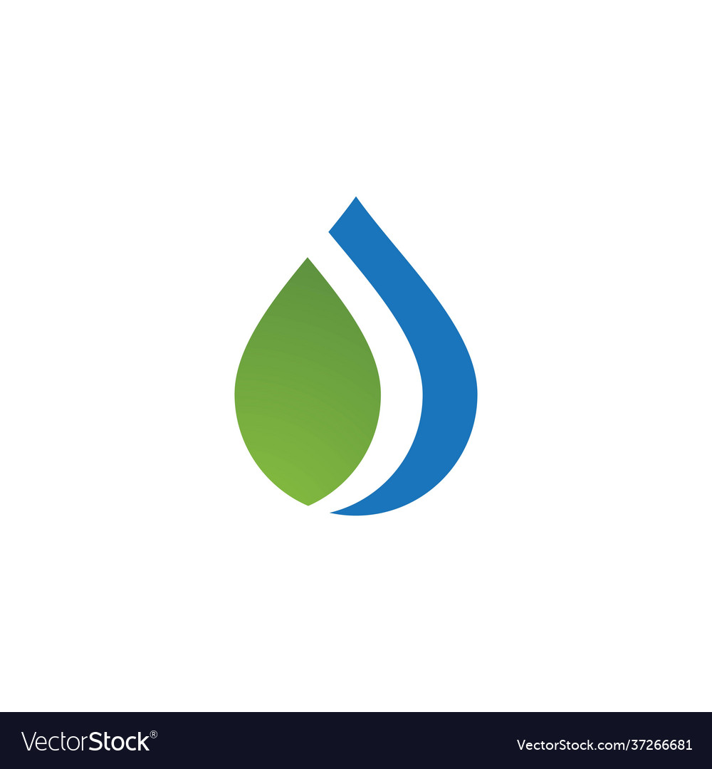 Water drop logo Royalty Free Vector Image - VectorStock