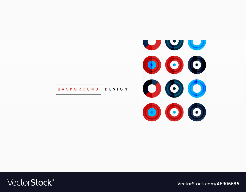 Abstract background with circle symmetric grid vector image Abstract background with circle symmetric grid