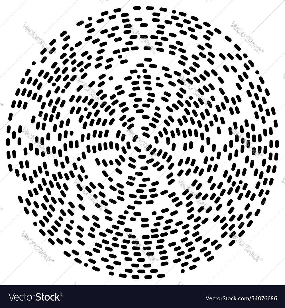 Abstract circular radial design element geometric Vector Image Abstract circular radial design element geometric