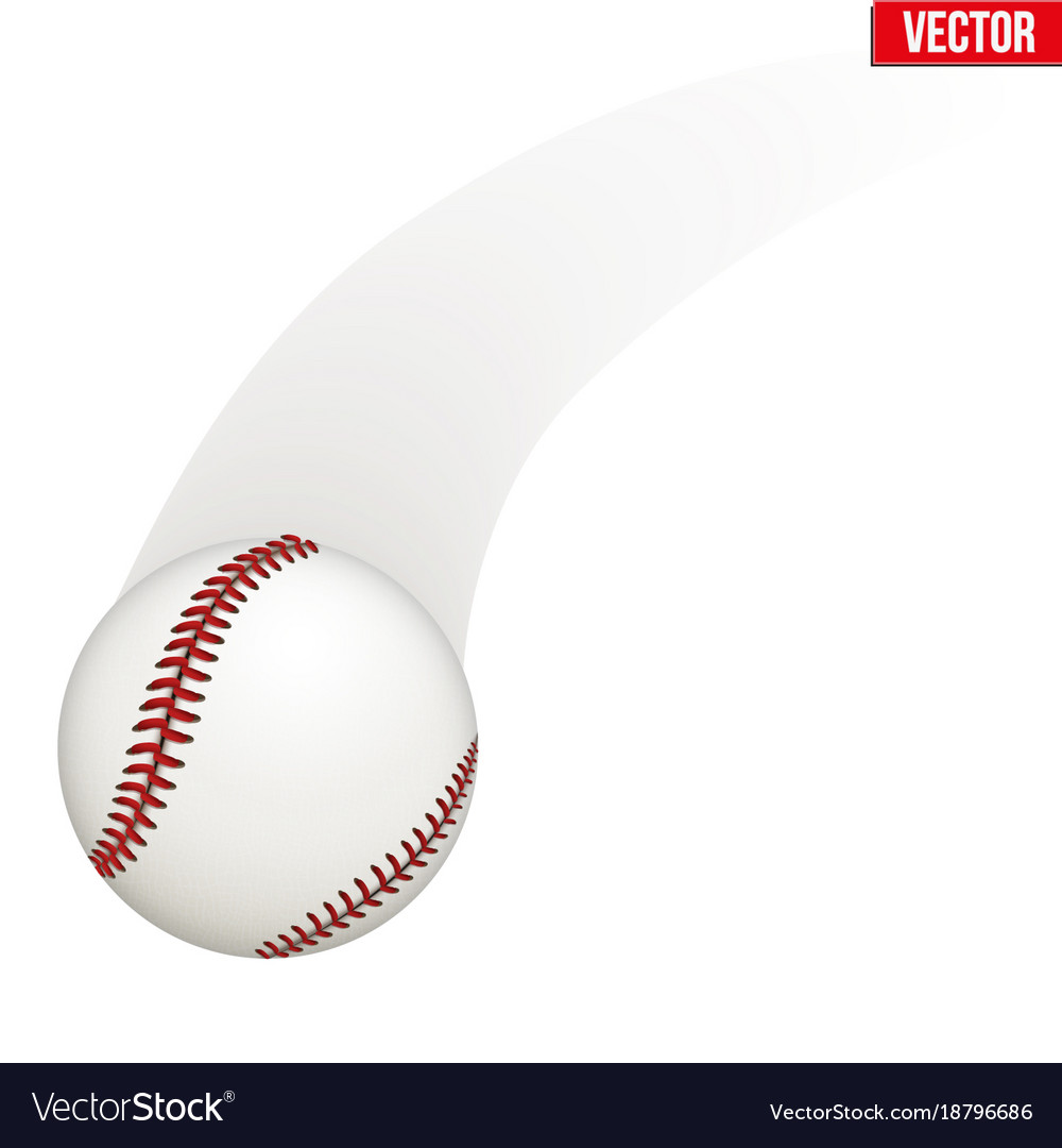 Baseball Ball in Motion