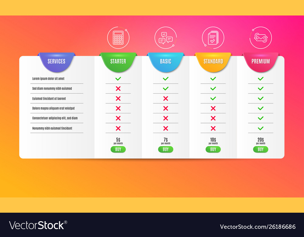 Calculator handout and chat messages icons set vector image Calculator handout and chat messages icons set