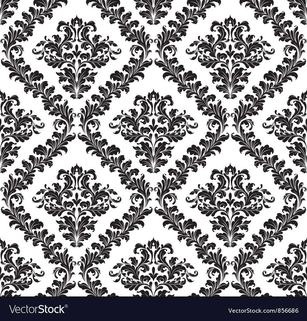 Damask seamless pattern