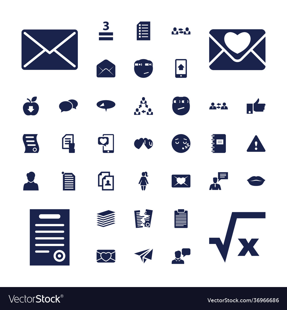 Message icons