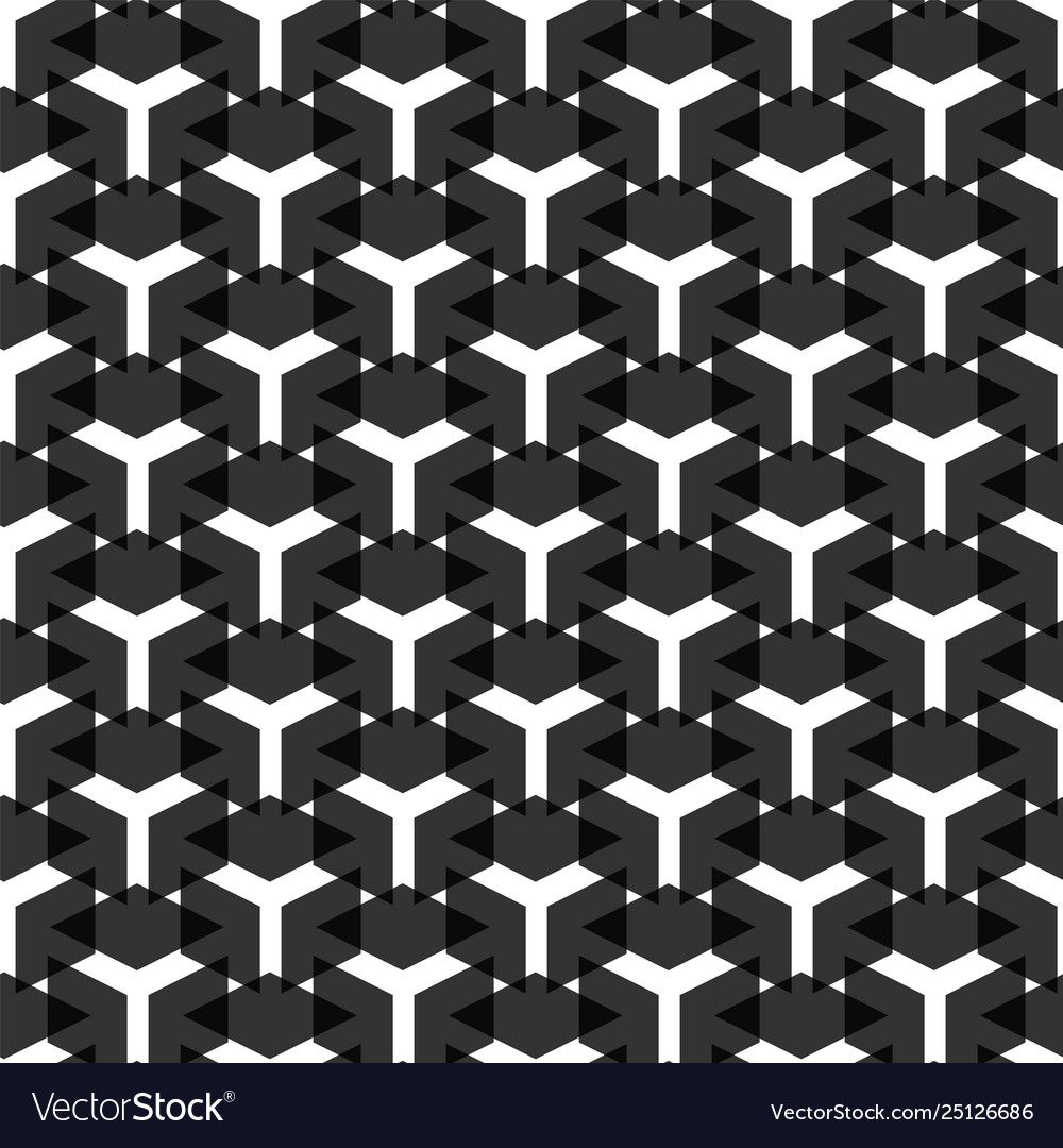 Seamless geometric pattern from shape vector image Seamless geometric pattern from shape