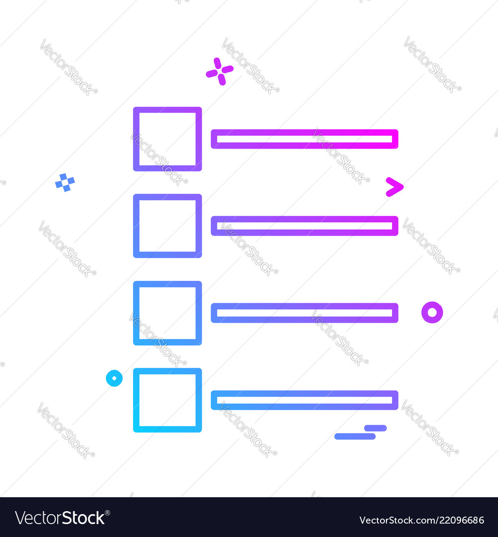 User interface icon design vector image User interface icon design