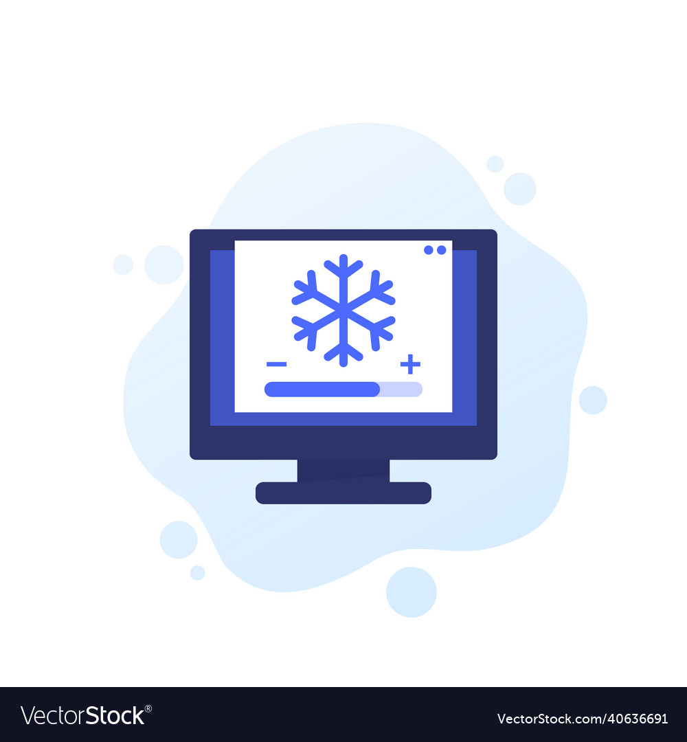Cooling control icon for web