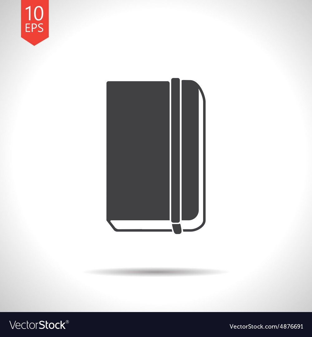 Notebook icon eps10