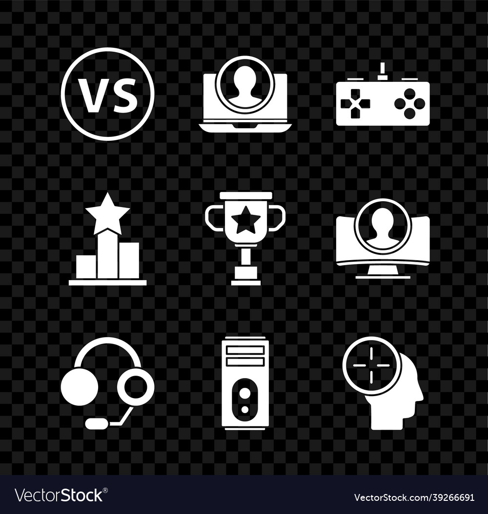 Set vs versus Schlacht erstellen Konto-Bildschirm vector image Set vs versus Schlacht erstellen Konto-Bildschirm