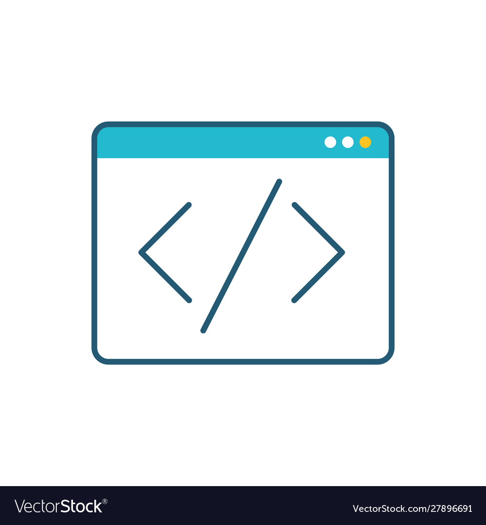 Template web page isolated icon