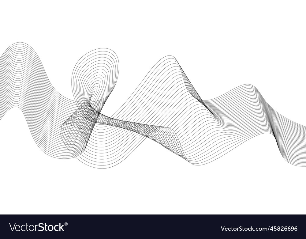 Abstract wave element for design digital vector image Abstract wave element for design digital