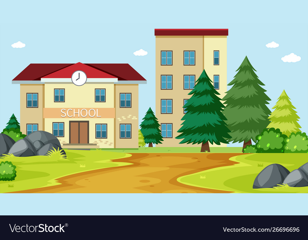 Natural environment scenes landscape Royalty Free Vector