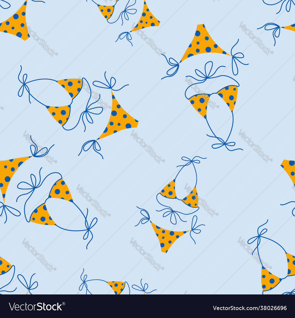 Seamless pattern with summer split