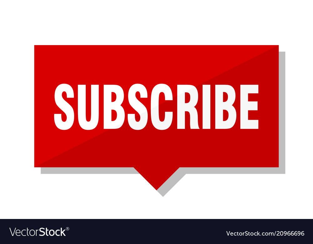 Subscribe red tag