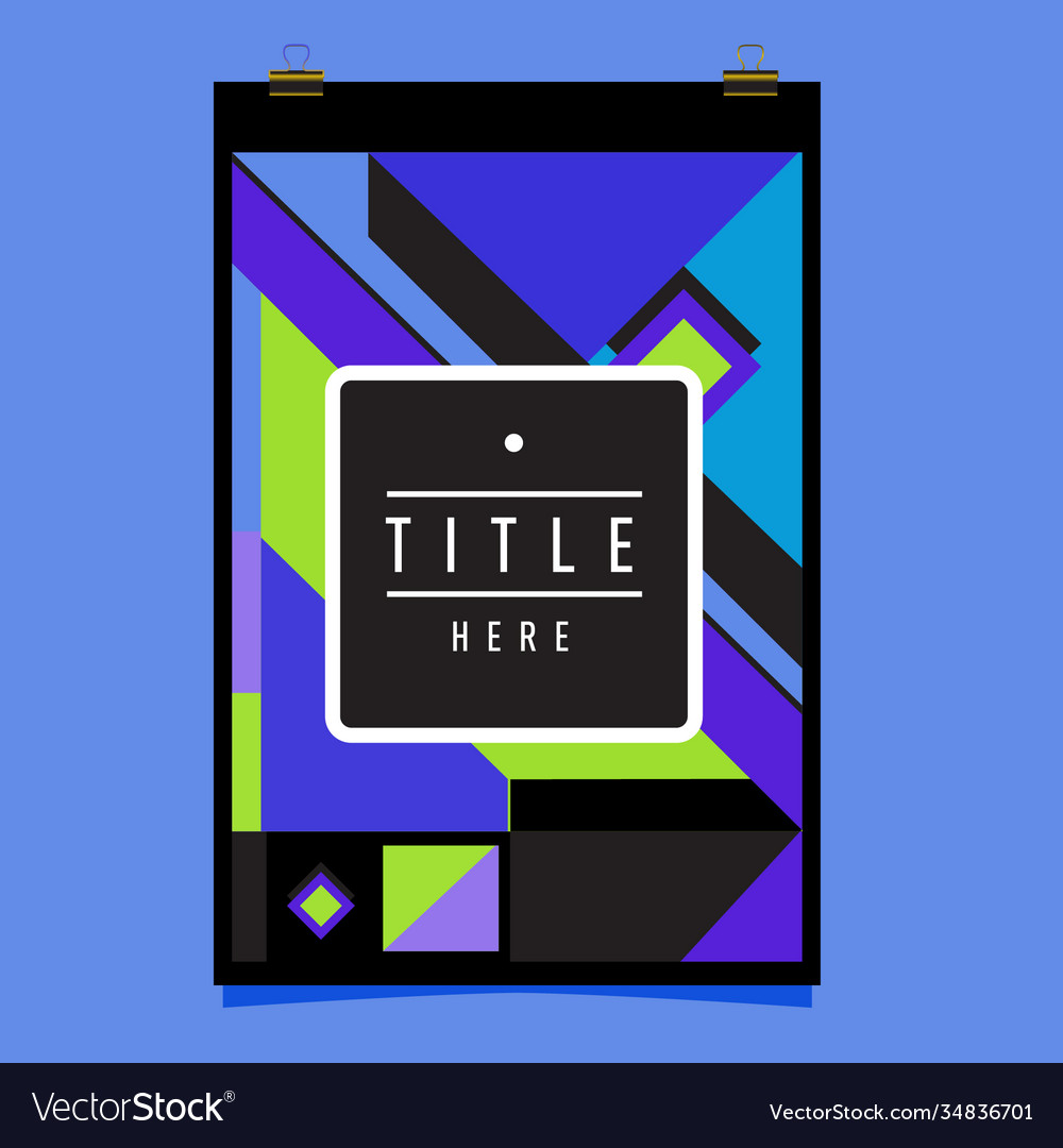 Abstract colorful geometric pattern background