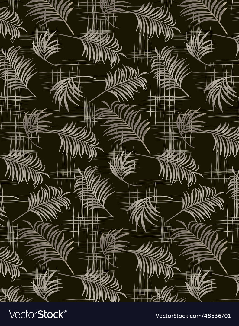All over leaves seamless repeat pattern random