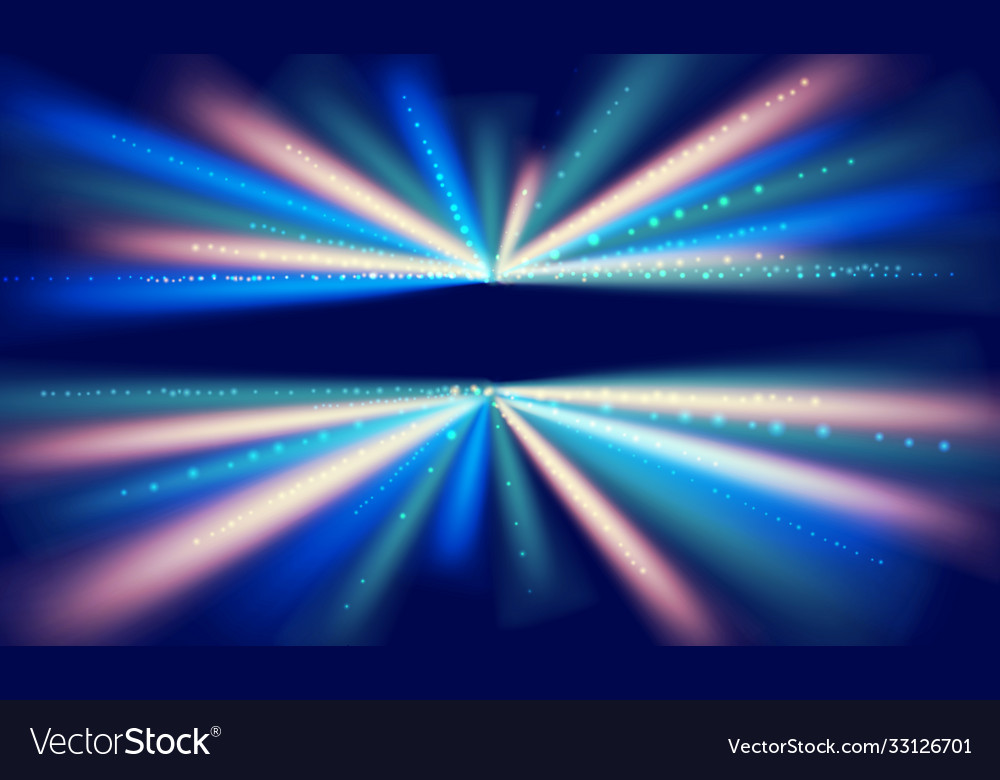 Data stream tunnel abstract background vector image Data stream tunnel abstract background
