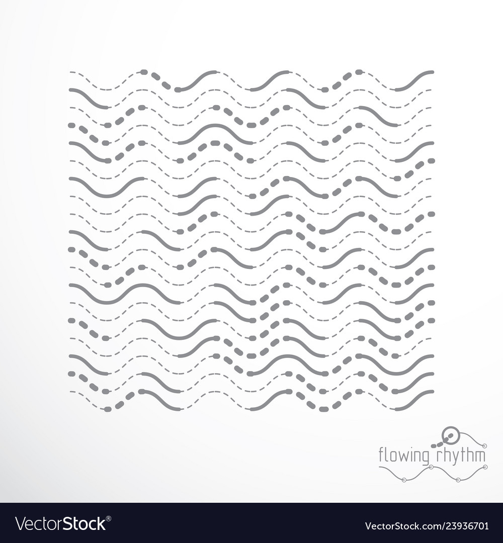 Flowing stripes abstract wave lines for use vector image Flowing stripes abstract wave lines for use