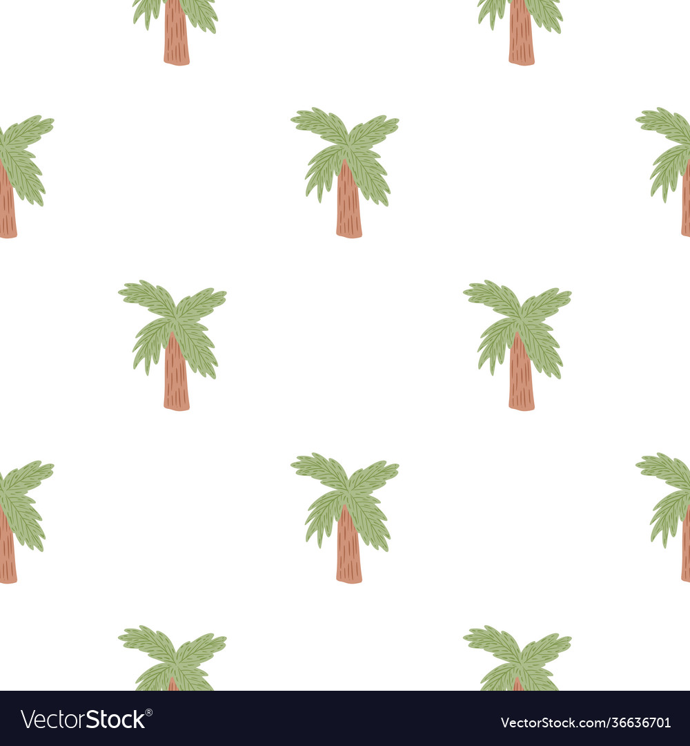 Isolated seamless hawaiian pattern with cartoon