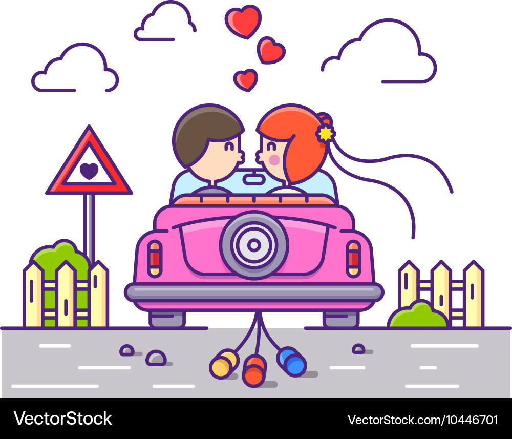 Love concept flat Royalty Free Vector Image - VectorStock