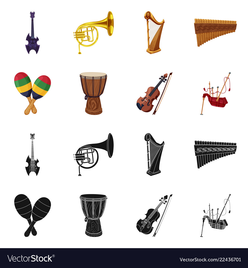 Music and tune icon set