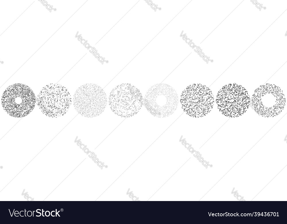 Random circles dots speckles and freckles vector image Random circles dots speckles and freckles