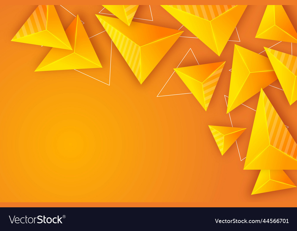 Realistic polygonal background design