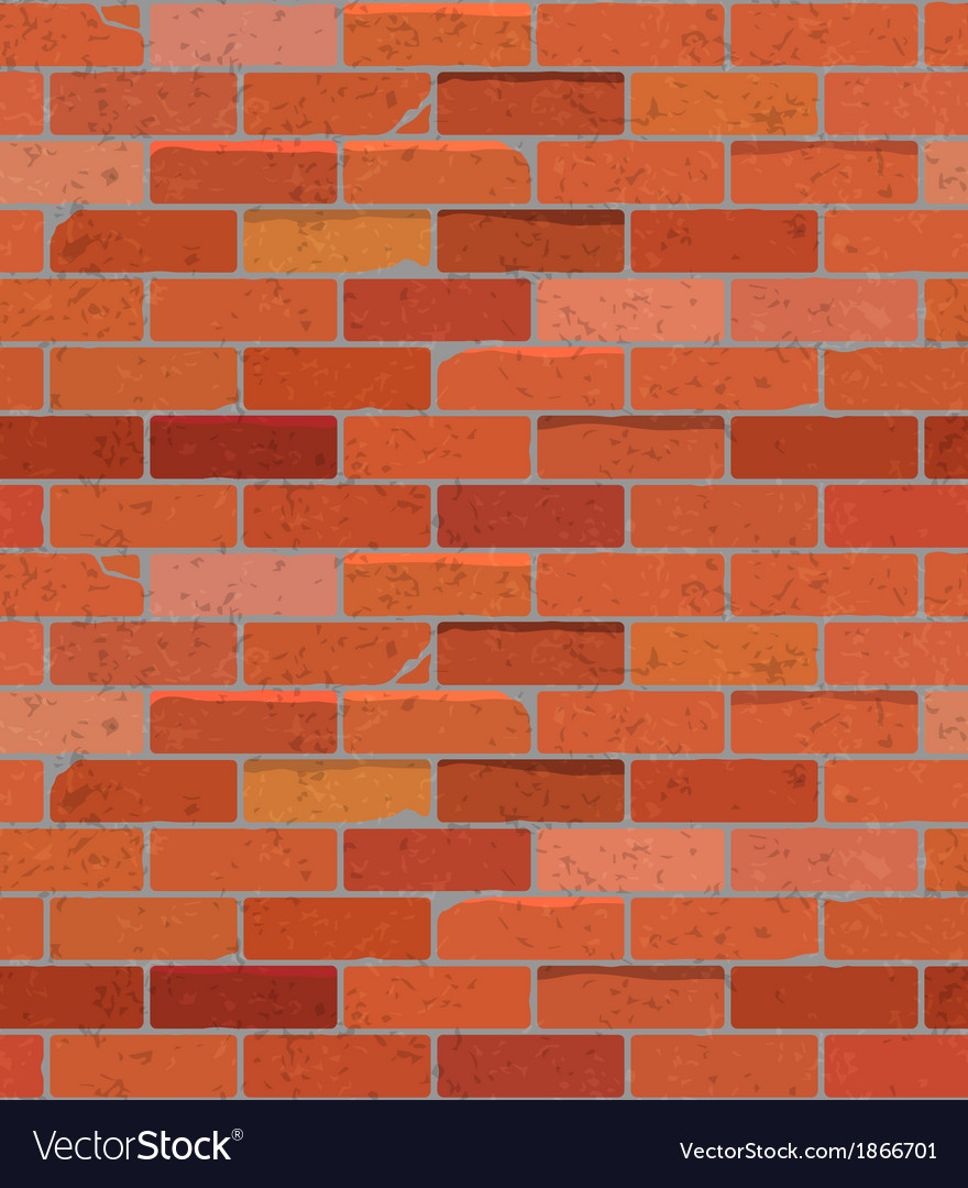 Red brick wall seamless pattern background