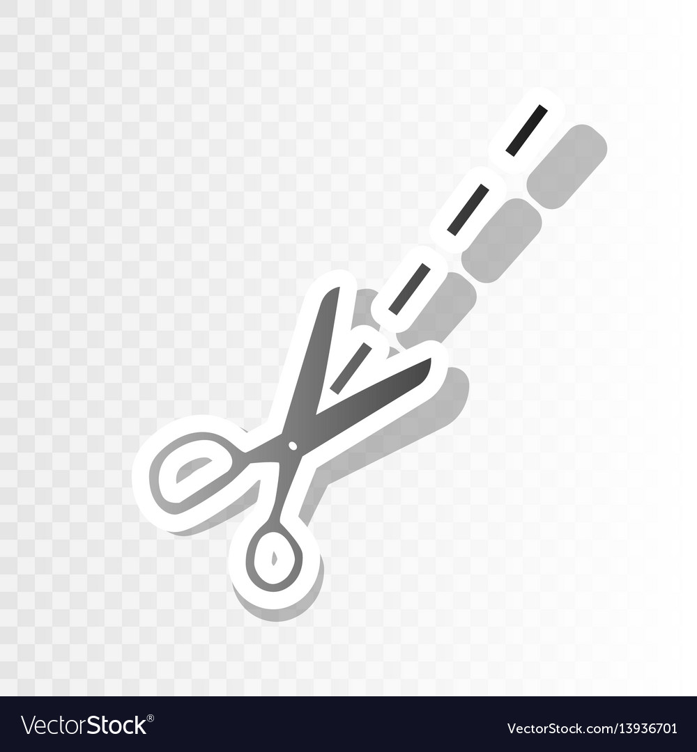 Scissors sign new year