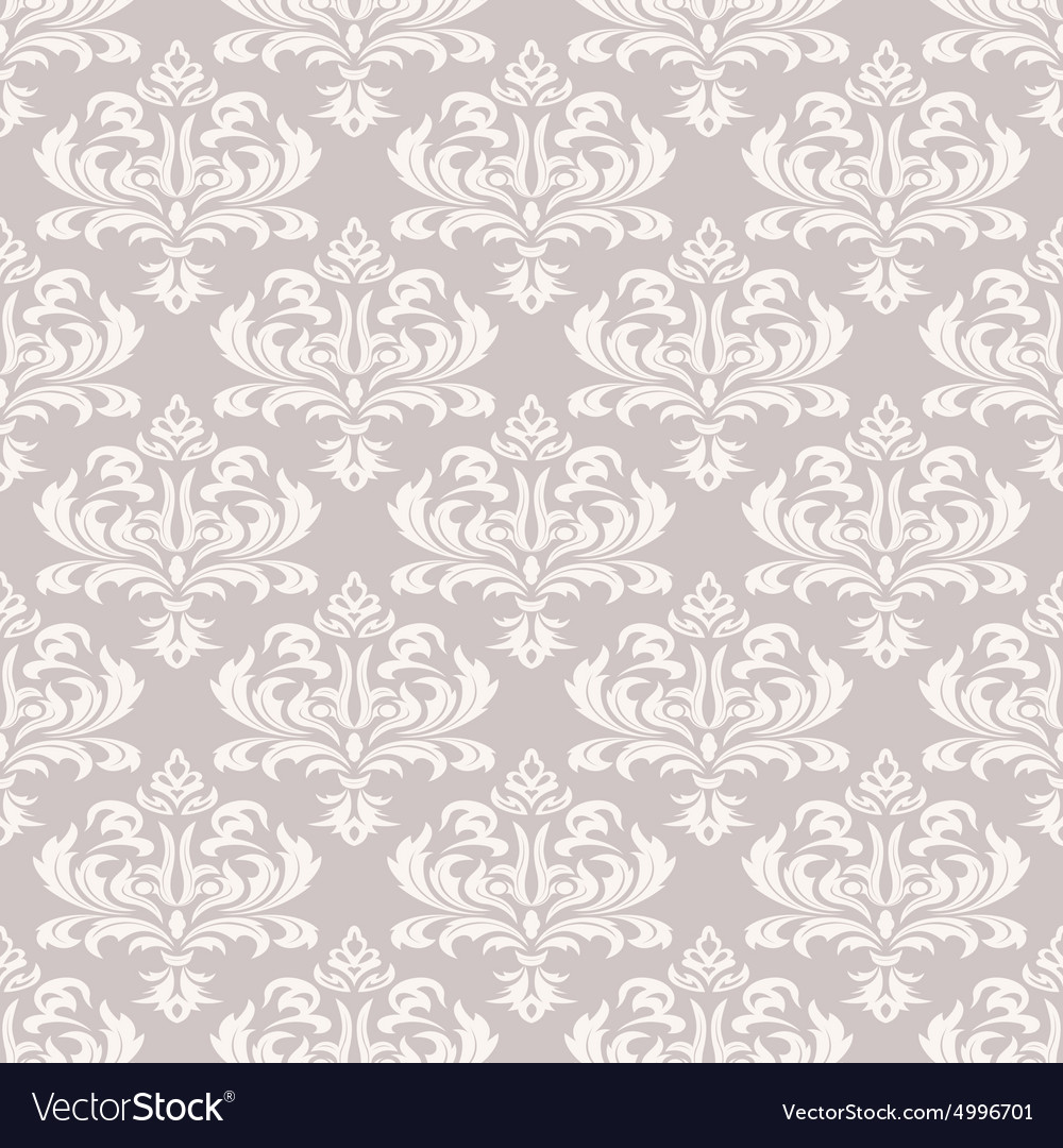 Seamless wallpapers in the style of baroque can Vector Image