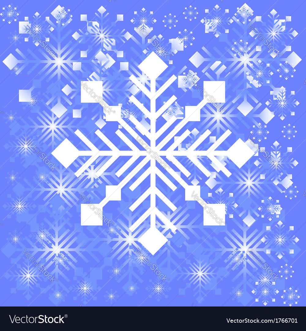 Snowflake light background