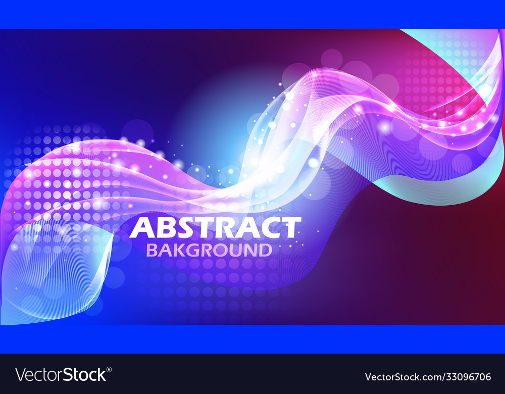 A bright abstract background with lines waves