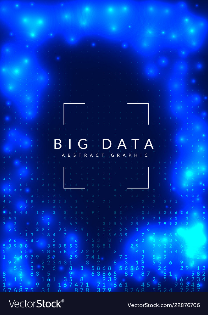 Big data background technology for visualization vector image Big data background technology for visualization